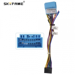 SKYFAME 16Pin Car stereo Wire Harness For MG ZS 2017 power cables with canbus box decoder