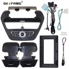 SKYFAME Car Frame Fascia Adapter Canbus Box Decoder For Ford Escort 2014-2019 Android Radio Dash Fitting Panel Kit