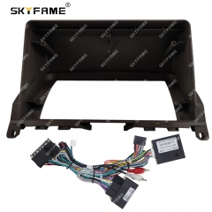 SKYFAME Car Frame Fascia Adapter Canbus Box For Decoder Benz C Class C180 C200 W204 S204 Android Radio Dash Fitting Panel Kit