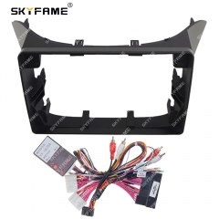 SKYFAME Car Frame Fascia Adapter Canbus Box Decoder Android Radio Dash Fitting Panel Kit For Hyundai Genesis Rohens Coupe