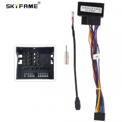SKYFAME 16Pin Car Android Stereo Wire Harness Adapter For Ford Focus Transit Power Cable