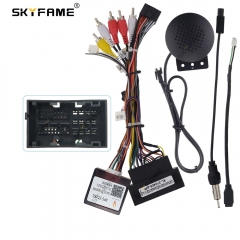 SKYFAME 16Pin Car Wire Harness Adapter Power Cable Canbus Box Decoder For Fiat Eega Linea Dobol Punto Fiorino Bravo FT-SS-02A