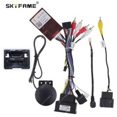 SKYFAME 16pin Car Stereo Wire Harness Adapter Power Cable With Canbus Box For Chevrolet GM Series GM-SS-04A