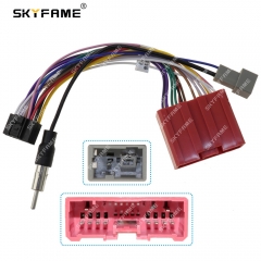 SKYFAME 16Pin Car Stereo Wire Harness Adapter Android Radio Power Cable Mazda 2/3/5/6 BT-50