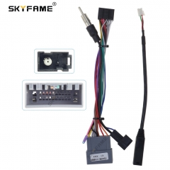 SKYFAME 16Pin Car Stereo Wire Harness Adapter Power Cable For Honda Civic Crider Fit Jazz BRV Amaze