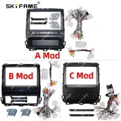 SKYFAME Car Frame Fascia Adapter Android Radio Dash Fitting Panel Kit For Lexus GX470 Toyota Land Cruiser Prado 120