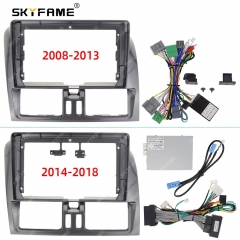 SKYFAME Car Frame Fascia Adapter With Canbus Box Decoder Android Radio Audio Dash Fitting Panel Kit For Volvo XC60