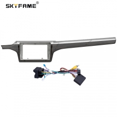 SKYFAME Car Frame Fascia Adapter For Volkswagen Lamando 2014-2019 Android  Android Radio Dash Fitting Panel Kit