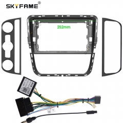 SKYFAME Car Frame Fascia Adapter Android Audio Radio Dash Fitting Panel Kit For VW Volkswagen Passat B6