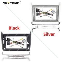 SKYFAME Car Frame Fascia Adapter Canbus Box Decoder For Volkswagen Polo 2014 Android Radio Dash Fitting Panel Kit