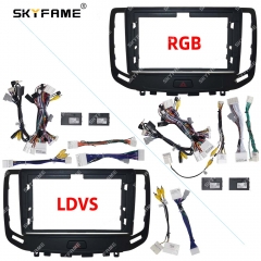 SKYFAME Car Frame Fascia Adapter Android Radio Dash Fitting Panel Kit For Infiniti G Series G4 G25 G35 G37 Nissan Skyline GT 370