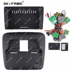 SKYFAME Car Frame Fascia Adapter Canbus Box Android Radio Dash Fitting Panel Kit For Volvo S40 C30 C70