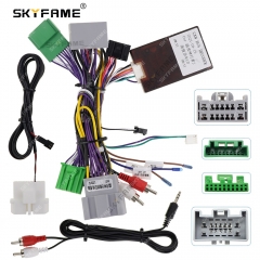 SKYFAME 16Pin Car wire Harness Canbus Box Android Radio Stereo Power Cable Decoder For Land Rover Freelander 2 LR2