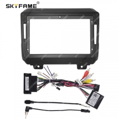 SKYFAME Car Frame Adapter For Jeep Wrangler 2018 Android Radio Dash Panel Fascia