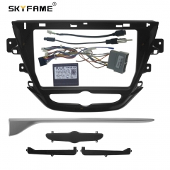 SKYFAME Car Frame Fascia Adapter Canbus Box For Buick Excelle 2018-2020 Android Big Screen Dash Panel Frame Kit Fascias