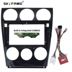 SKYFAME Car Frame Fascia Adapter For Mazda 6 Atenza 2004-2012 Air Conditioning Work Built-in Canbus Box Decoder