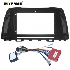 SKYFAME Car Frame Fascia Adapter Android Radio Dash Fitting Panel Kit For Mazda 6 Mazda6 Atenza