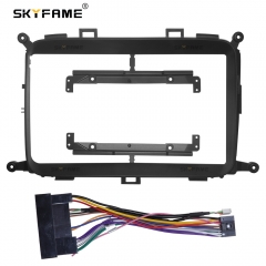 SKYFAME Car Frame Fascia Adapter For KIA Carens 2013-2018 Android Radio Dash Fitting Panel Kit