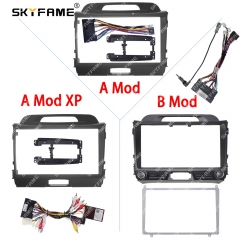 SKYFAME Car Frame Fascia Adapter Canbus Box Decoder Android Radio Dash Fitting Panel Kit For Kia Sportage