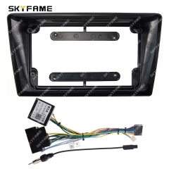 SKYFAME Car Frame Fascia Adapter Canbus Box Decoder Android Radio Dash Fitting Panel Kit For Volkswagen Caravelle