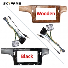 SKYFAME Car Frame Fascia Adapter Canbus Box Decoder Android Radio Dash Fitting Panel Kit For Volkswagen Lavida
