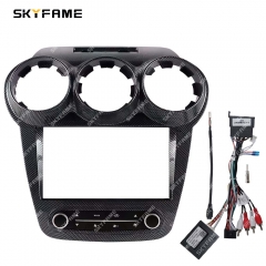 SKYFAME Car Frame Fascia Adapter Canbus Box Decoder Android Radio Dash Fitting Panel Kit For Ferrari F430 GT