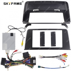 SKYFAME Car Frame Fascia Adapter Android Radio Dash Fitting Panel Kit For BMW X5 X6 E70 E71 F15 F16