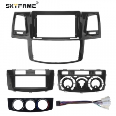 SKYFAME Car Fascia Frame Adapter Android Radio Dash Fitting Panel Kit For Toyota Vigo Hilux Fortuner