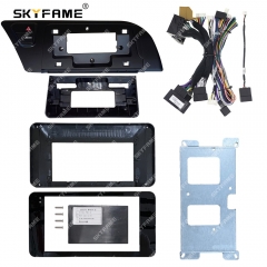 SKYFAME Car Frame Fascia Adapter Canbus Box Decoder Android Radio Audio Dash Fitting Panel Kit For Audi A4 B8 A4L A5