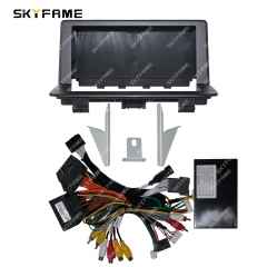 SKYFAME Car Frame Fascia Adapter Canbus Box Decoder Android Radio Audio Dash Fitting Panel Kit For Audi Q3
