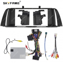SKYFAME Car Frame Fascia Adapter Canbus Box Decoder Android Radio Dash Fitting Panel Kit For BMW 5 Series F18 F10 F11