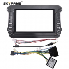 SKYFAME Car Frame Fascia Adapter Canbus Box Decoder For SEAT Altea Altea XL Leon Toledo 