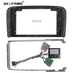 SKYFAME Car Frame Fascia Adapter Canbus Box Android Radio Dash Panel Kit For Volvo S80