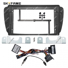 SKYFAME Car Frame Fascia Adapter Canbus Box Decoder Android Radio Dash Fitting Panel Kit For Seat Ibiza Arona