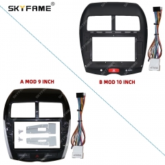 SKYFAME Car Frame Fascia Adapter Android Radio Dash Fitting Panel Kit For Mitsubishi ASX Outlander Sport Peugeot 4008 Citroen C4