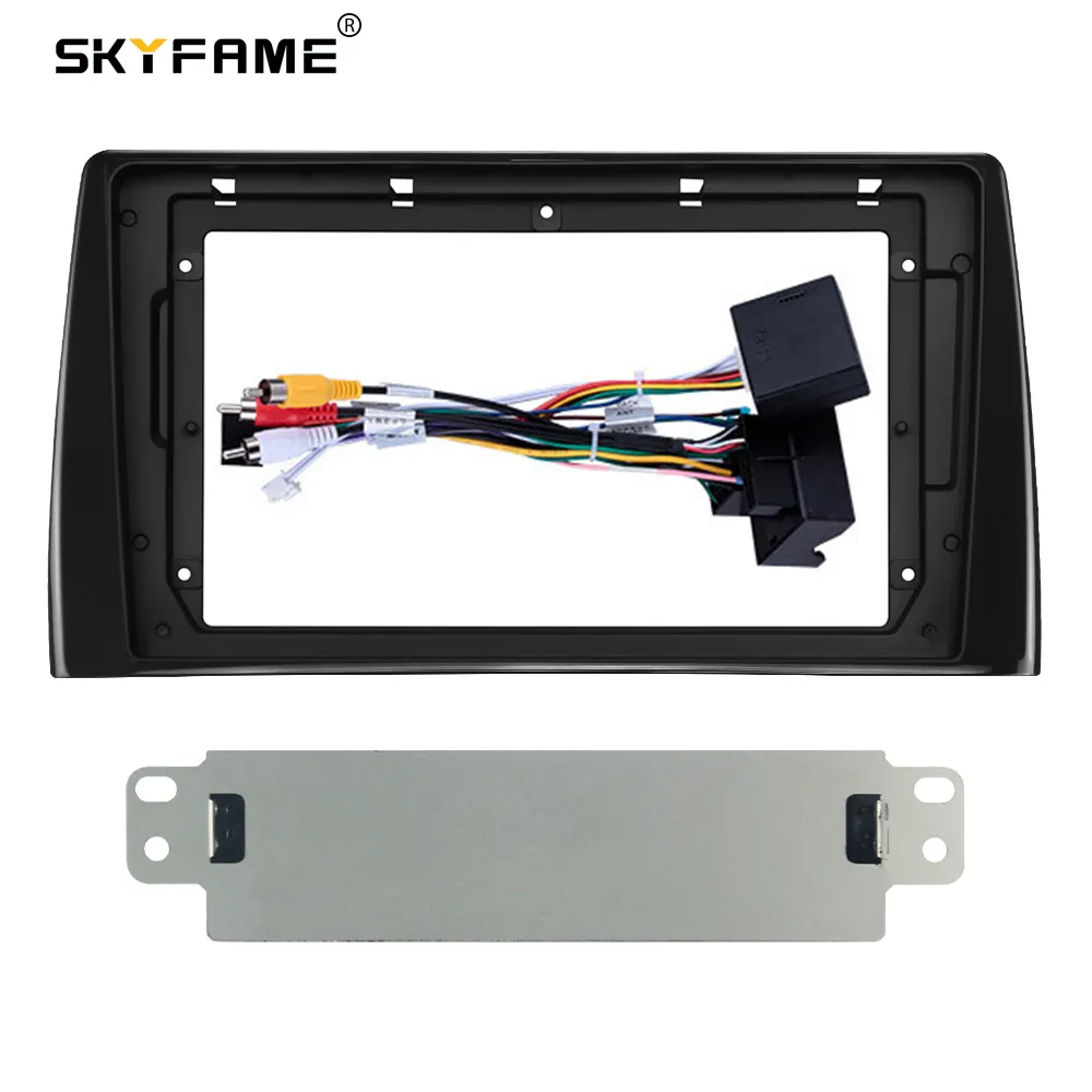 SKYFAME Car Frame Fascia Adapter Canbus Box Decoder For Peugeot 308 2016-2018 Android Radio Dash Fitting Panel Kit