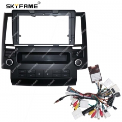 SKYFAME Car Frame Fascia Adapter Canbus Box Decoder Android Radio Dash Fitting Panel Kit For Infiniti FX35