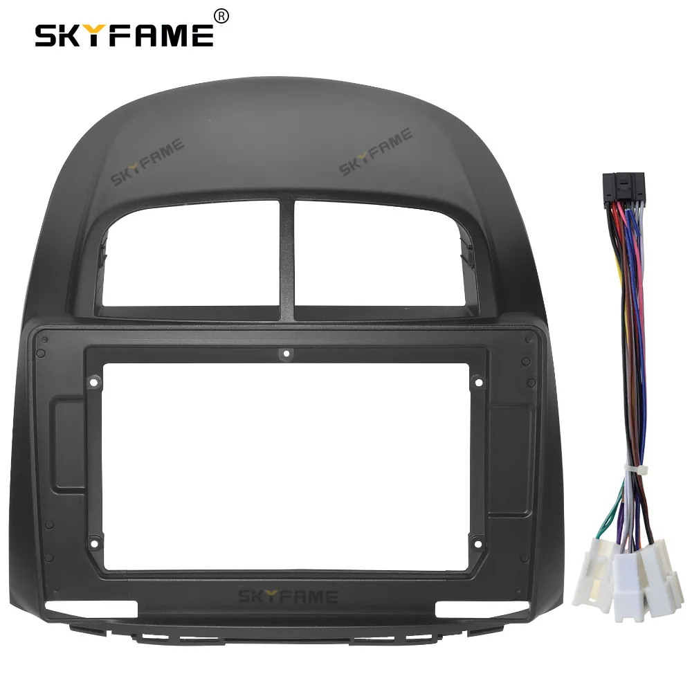 SKYFAME Car Fascia Frame Adapter Android Radio Dash Panel Kit For Toyota Passo Daihatsu Boon Sirion Subaru Justy Perodua Myvi