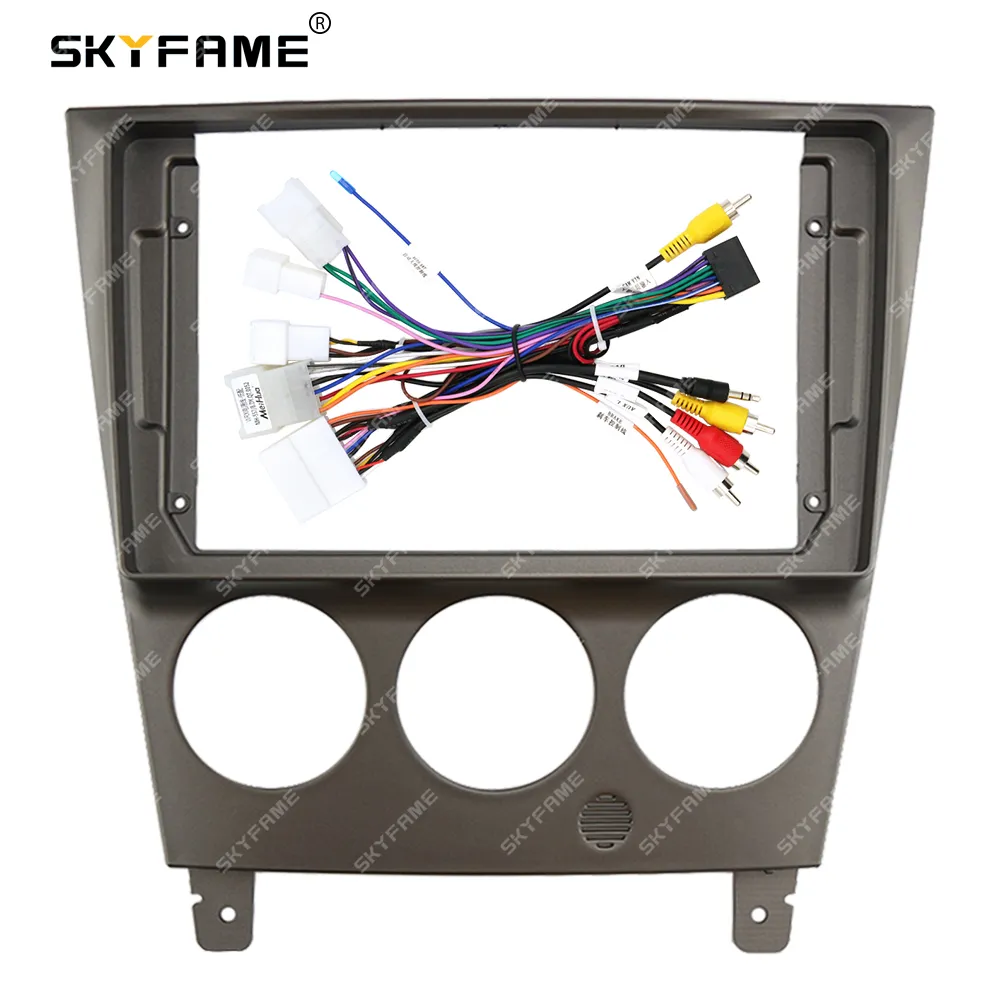SKYFAME Car Frame Fascia Adapter Canbus Box Decoder Android Radio Audio Dash Fitting Panel Kit For Subaru Impreza