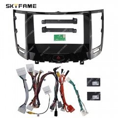 SKYFAME Car Frame Fascia Panel Adapter Canbus Box Decoder For Infiniti FX FX35 FX37 Android Radio Dash Fitting Panel Kit