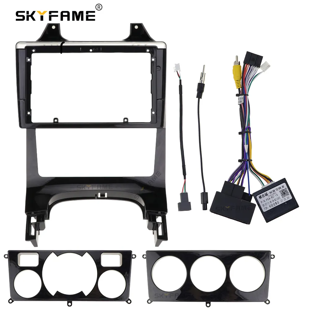 SKYFAME Car Frame Fascia Adapter Canbus Box For Peugeot 3008 308 2009-2012 Android Radio Dash Fitting Panel Kit