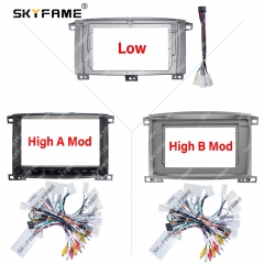 SKYFAME Car Frame Fascia Adapter Android Radio Audio Fitting Panel Kit For Toyota Land Cruiser 100 Lexus Lx470
