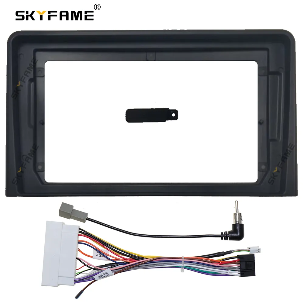 SKYFAME Car Frame Fascia Adapter For Hyundai Sonata 9 2015-2019(Small) Android Radio Dash Fitting Panel Kit
