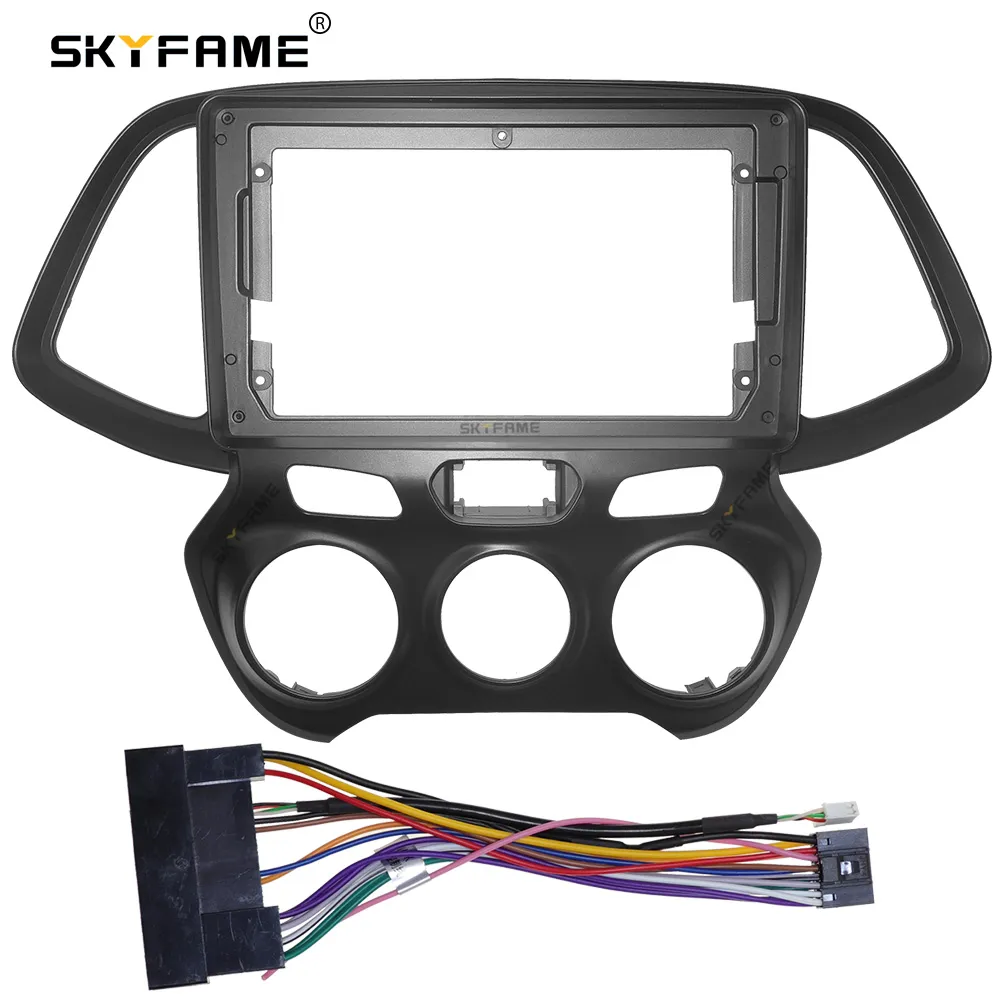 SKYFAME Car Frame Fascia Adapter For Hyundai Santro 2018-2019 Android Radio Dash Fitting Panel Kit