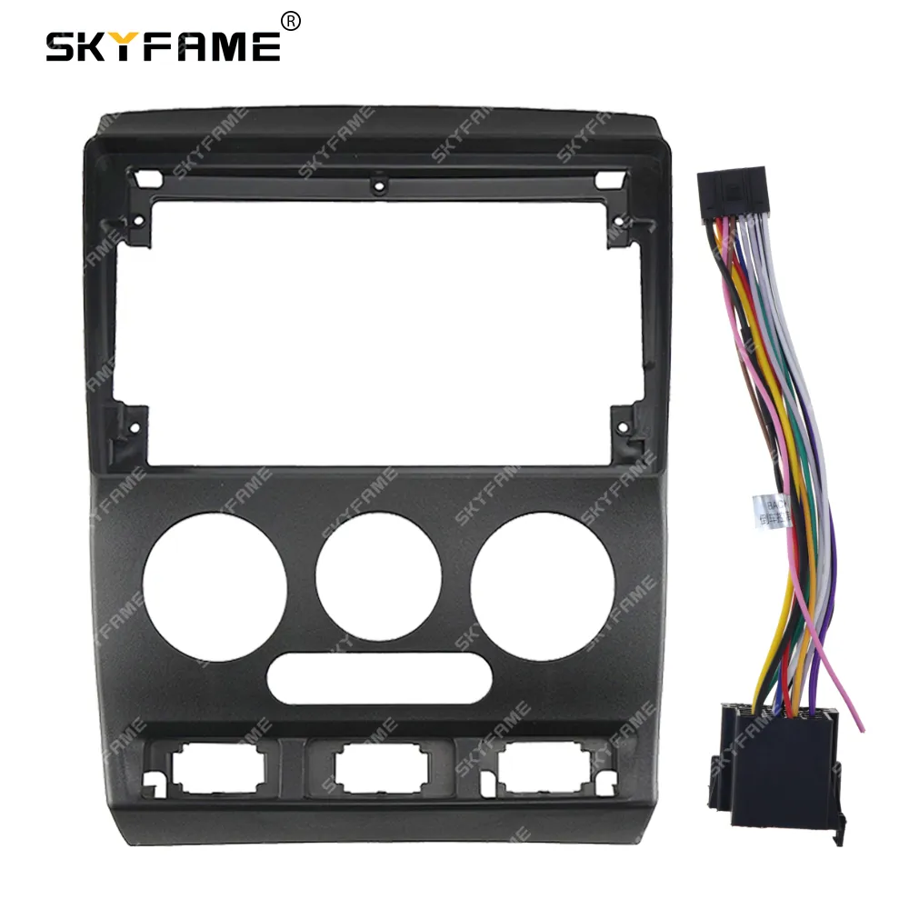 SKYFAME Car Frame Fascia Adapter Canbus Box Decoder Android Radio Audio Dash Fitting Panel Kit For Kia Rio