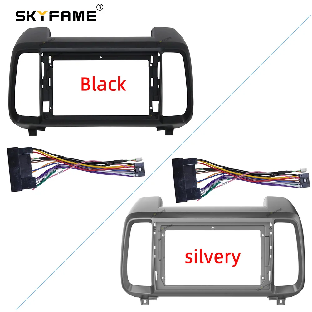 SKYFAME Car Frame Fascia Cable For Hyundai Tucson IX35 2018 Android Big Screen Dask Kit Fascias Frame