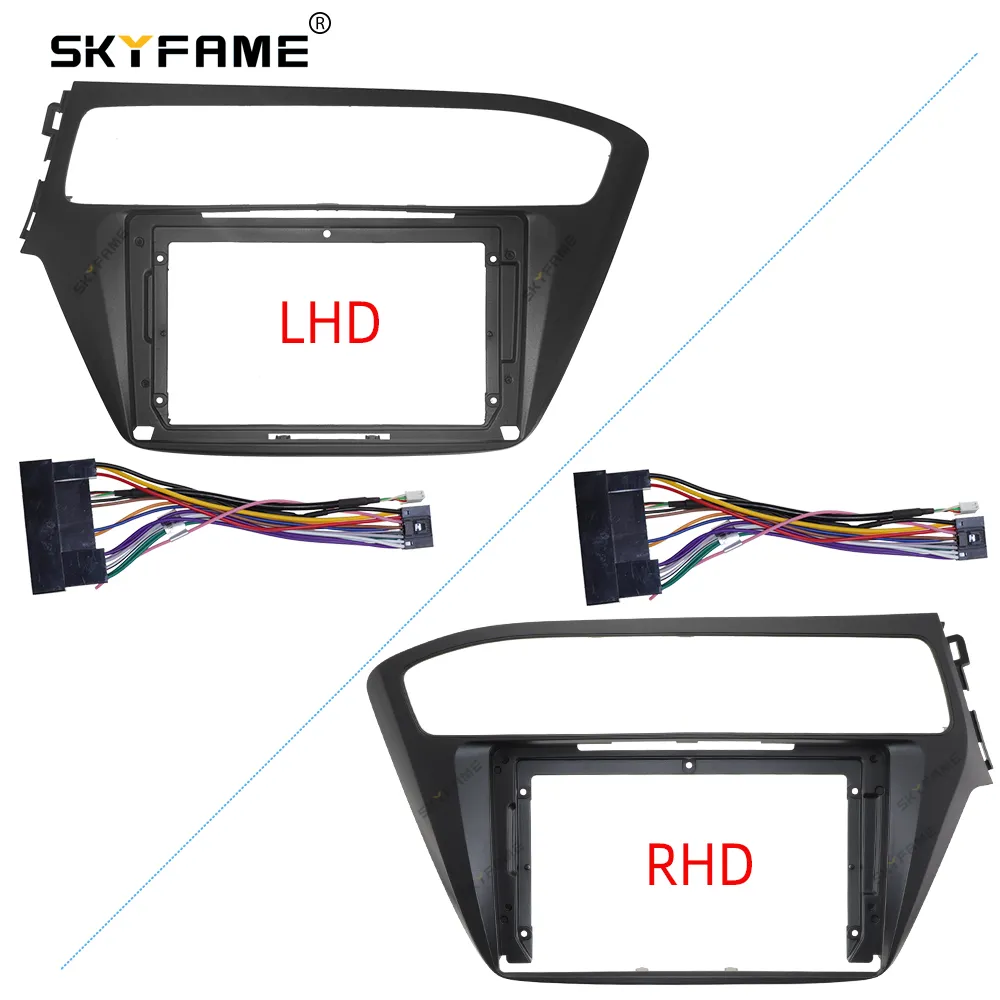 SKYFAME Car Frame Fascia Adapter For Hyundai I20 2018+ Android Radio Dash Fitting Panel Kit