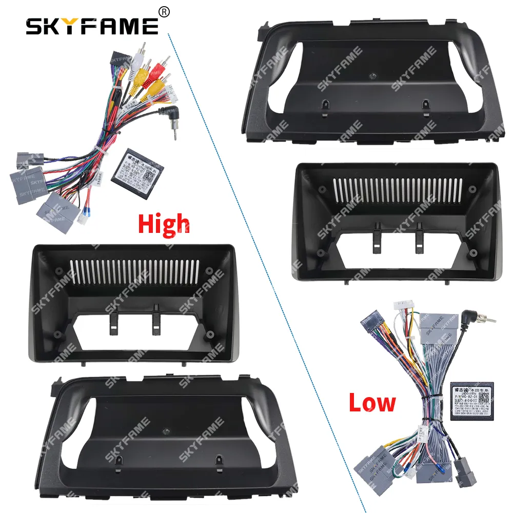 SKYFAME Car Frame Fascia Adapter Canbus Box Decoder For Honda Odyssey 2022 Android Radio Dash Fitting Panel Kit