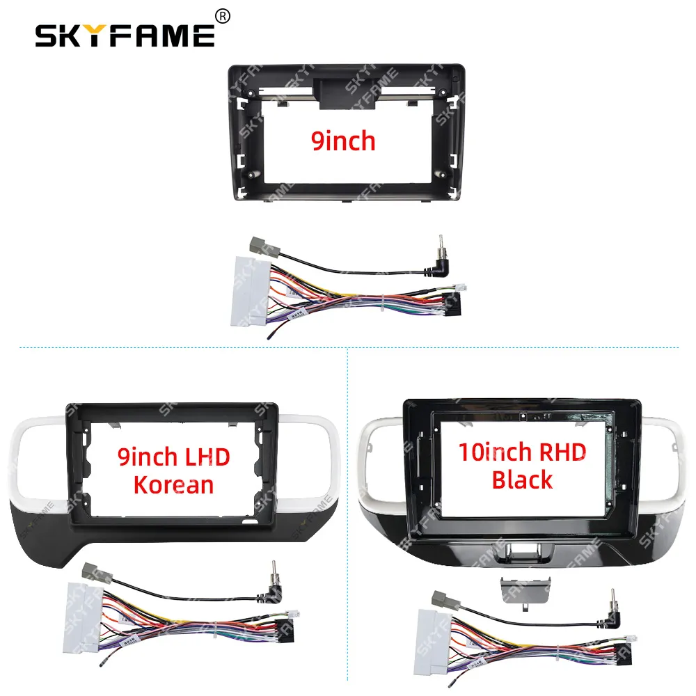 SKYFAME Car Frame Fascia Adapter For Hyundai Venue 2019+ Android Radio Dash Fitting Panel Kit