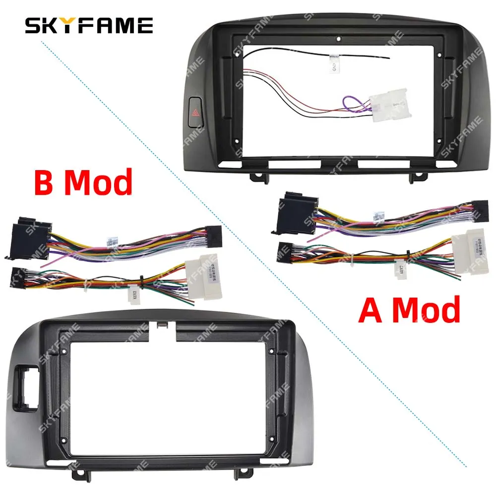 SKYFAME Car Frame Fascia Adapter Android Radio Dash Fitting Panel Kit For Hyundai Sonata NF
